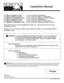 Preview: Installation Manual