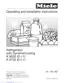 Preview: Operating And Installation Instructions
