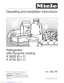Preview: Operating And Installation Manual