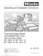 Preview: Operating And Installation Manual