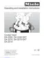 Preview: Operating And Installation Manual