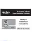 Preview: Safety & Installation Instructions