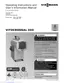 Preview: Operating Instructions And User's Information Manual