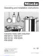 Preview: Operating And Installation Manual