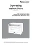 Preview: Operating Instructions