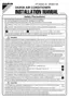 Preview: Installation Manual