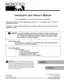 Preview: Installation And Owner's Manual
