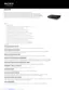 Preview: Specifications