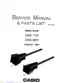 Preview: Service Manual & Parts List