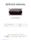 Preview: Service Manual