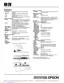 Preview: Specification Sheet