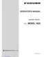 Preview: Operator's Manual