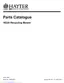 Preview: Parts Catalog