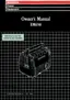 Preview: Owner's Manual