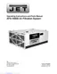 Preview: Operating Instructions And Parts Manual