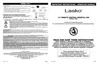 Preview: Important Instructions & Operating Manual