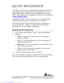 Preview: Quick Reference