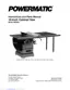 Preview: Instructions And Parts Manual