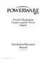 Preview: Installation & Operation Manual