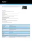Preview: Specifications