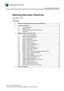 Preview: Working Instruction, Electrical