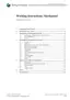 Preview: Working Instruction, Mechanical