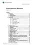 Preview: Working Instruction, Mechanical