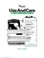 Preview: Use And Care Guide