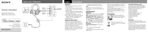 Preview: Operating Instructions