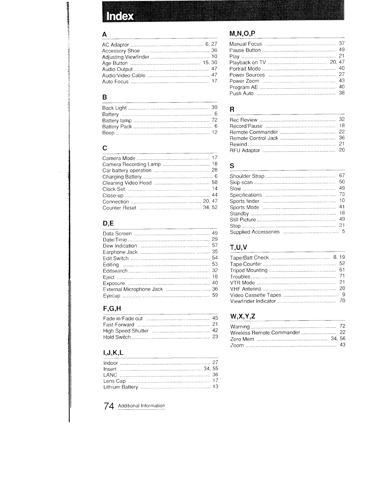 Page #74 background image