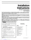 Preview: Installation Instructions