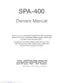 Preview: Owner's Manual