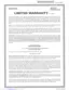 Preview: Limited Warranty