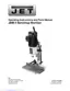 Preview: Operating Instructions And Parts Manual