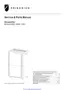 Preview: Service & Parts Manual