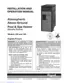 Preview: User's Installation And Operation Manual