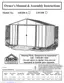 Preview: Owner's Manual & Assembly Instructions