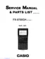 Preview: Service Manual & Parts List