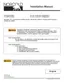 Preview: Installation Manual