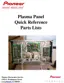 Preview: Quick Reference Parts Lists
