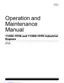 Preview: Operation And Maintenance Manual