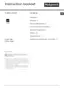Preview: Instruction Booklet