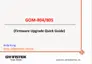 Preview: Firmware Upgrade Quick Guide