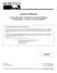 Preview: Owner's Manual