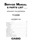 Preview: Service Manual & Parts Manual