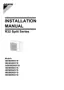 Preview: Installation Manual