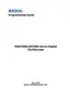 Preview: User Programming Manual