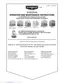 Preview: Operation And Maintenance Instruction Manual
