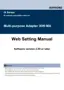 Preview: Web Setting Manual