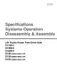Preview: Specifications, Systems Operation, Disassembly & Assembly